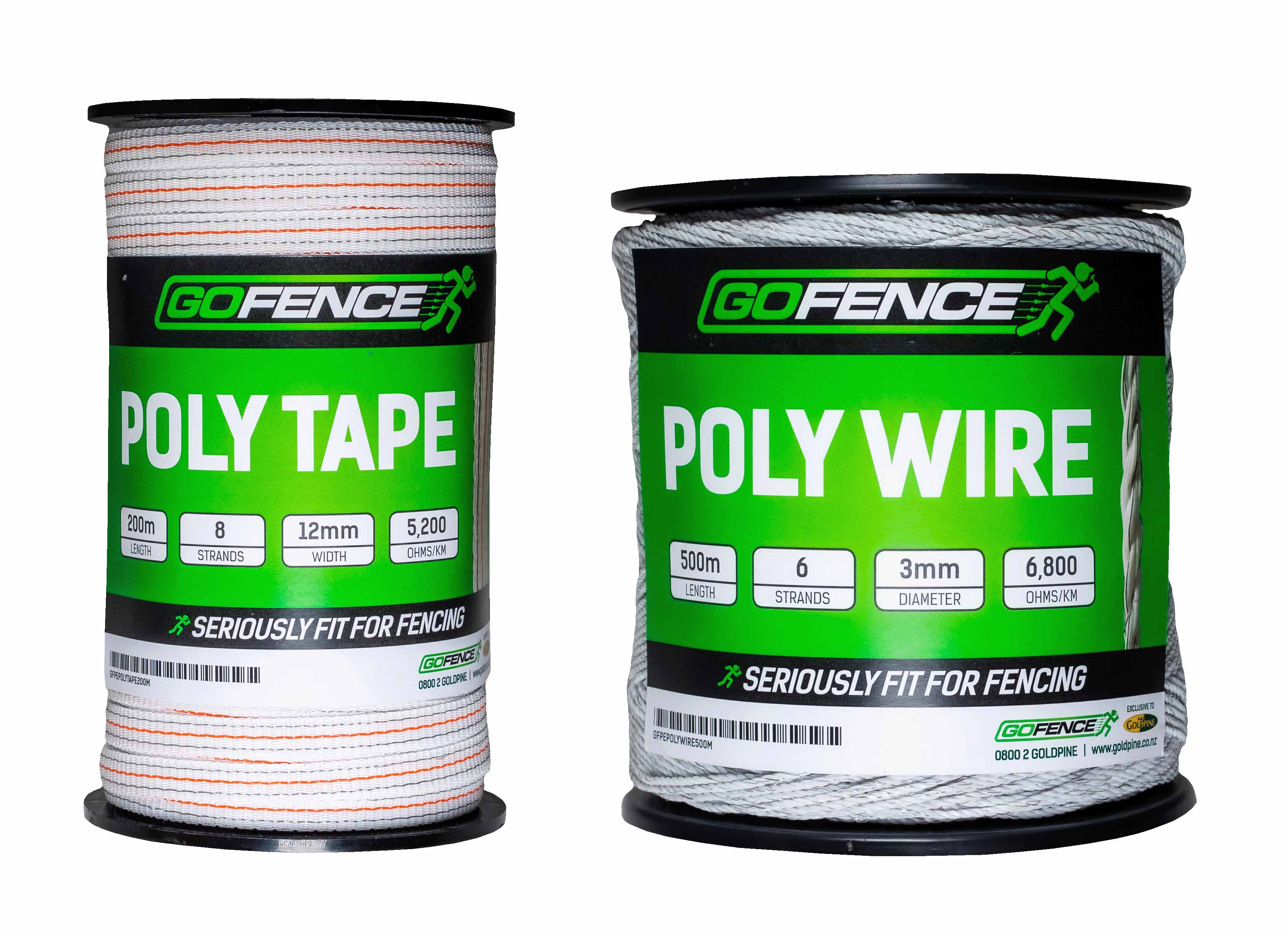 GOFENCE® Poly Tape & Wire Goldpine